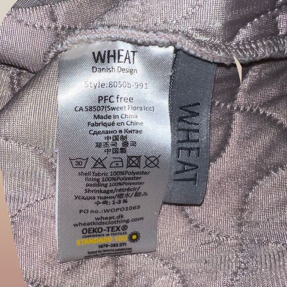 Wheat ROSE Sparkly ORKO-TEX Therma Snowsuit  Size 2T - Picture 5 of 7